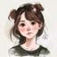 用户新手绘师小樱头像，初学绘画的年轻女生